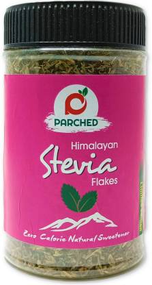 Parched Stevia Leaves | Himalayan Flakes | 60 GM |100% Natural Sweetener