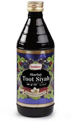 Hamdard Sharbat Toot Siah (500ml) PACK OF 4