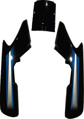 ULTRA TAIL PANEL C-D DL-X H-F 2016 (BLACK/BLUE) Bike Crash Guard
