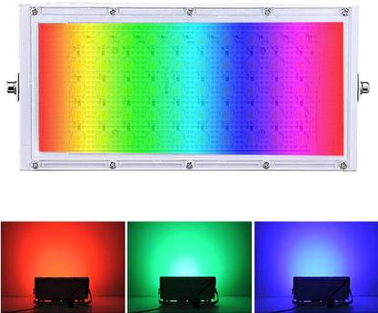 Samite 50 Watts Super Bright LED RGB Gaming Game Light Bulb Setup for Room Bedroom Ceiling Wall Home Decor Background White Red Blue Green Multi Color Changing Gaming Lights Remote Smart Bulb