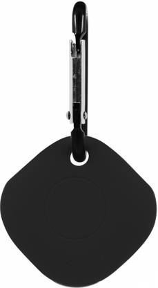 J Front & Back Case for Compatible with Samsung Galaxy SmartTag 2021 Black (SmartTags not Included)