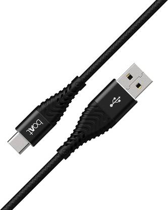 boAt USB Type C Cable 3 A 1.5 m Type C A420 Tangle-free, Sturdy Type C Cable with 3A Rapid Charging & 480mbps