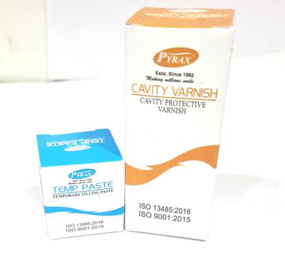 pyrax ental Combo set Cavity Varnish 15 ml and Temporary Filling Material 25 gms… Dental Elevator
