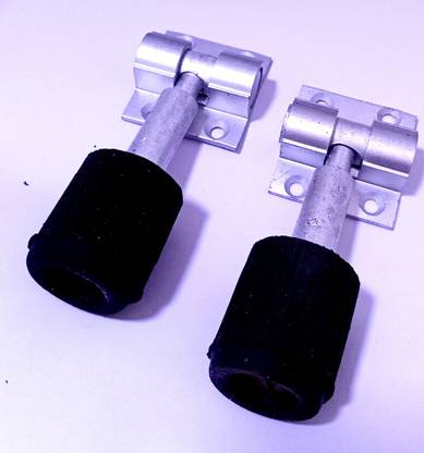 Hardware Aluminium Door Stopper (2 Pcs) Floor Mounted Door Stopper