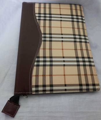 DREAM CHOICE PU Leather Block Textured File Folder For Document Certificate Storage Carry Job Interview