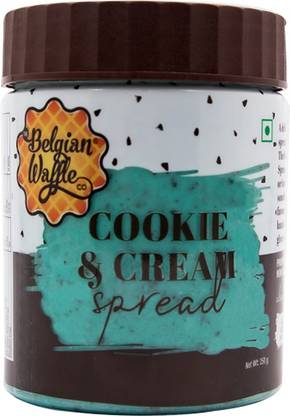 The Belgian Waffle Co Cookie & Cream Spread | Delicious, Creamy Smooth Spread | 250 gm