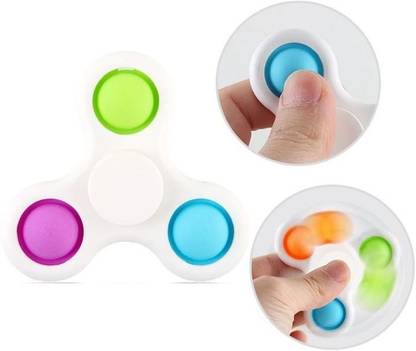 play run 2 in 1 Pop Fidget Spinner Simple Fidget with Bubble ,Simple Fidget Spinners Key Chain
