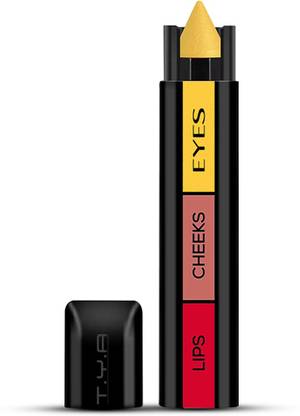 T.Y.A Good Choice India 3 Step Makeup Stick With Eye Shadow, Blush, and Lipstick, Complete Makeup of Eyes Cheek and Lips (MK001)