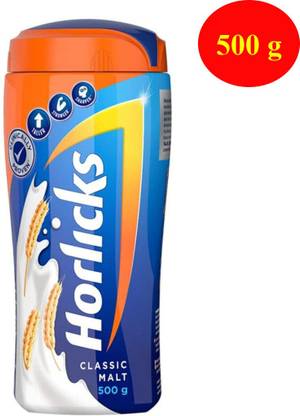 HORLICKS Classic Malt 500 gm pet jar value pack new