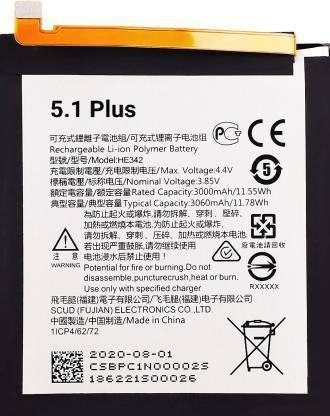 RODEX Mobile Battery For  NOKIA Mobile Battery For NOKIA 5.1 PLUS
