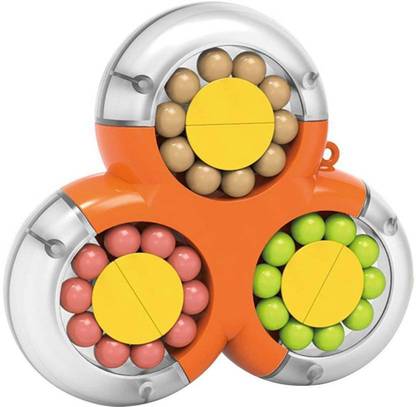 HALO NATION Finger tip rotation magic group fidget spinner pop it spinner Double Creative Magic Cube Rotation