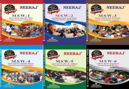 IGNOU MSW-1 Origin And Development Of Social Work MSW-2 Professional Social Work: Indian PerspectivesMSW-3 Basic Social Science Concepts MSW-4 Social Work And Social Development MSW-5 Social Work Practicum And Supervision MSW-6 Social Work Research