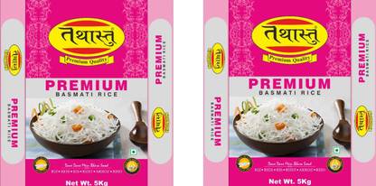 Tathastu Premium Rice Basmati Rice Pack of 2 Basmati Rice (Long Grain, Steam)