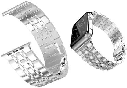 REALCASE Strap Band Compatible for Apple Watch Series 42mm 44mm SE / Series 6/5/4/3/2/1 for Women & Men,Stainless Steel Band for iWatch Cowboy Bracelet Style Replacement Smart Watch Strap