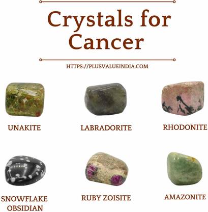 Plus Value Zodiac Crystal Bag – Cancer Sign Lucky Birth Stones Regular Asymmetrical Crystal Stone