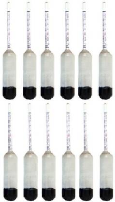 GoodsBazaar 12pc Combo Set Milk Purity Tester Milk Testing Kit Check Water In Milk Milk Lactometer Milk Purity Tester Milk Gravity Meter Glass Lactometer To Check Water In Milk Portable Handheld Adulteration Milk Density Hydrometer Lactometer For Milk Testing At Home & Dairy Milk Industry Reusable Glass Lactometer Milk Purity Tester Check Water In Milk Hydrometer