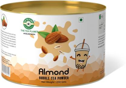The Tea Planet Almond Bubble Tea Mix Almond Tea Tin