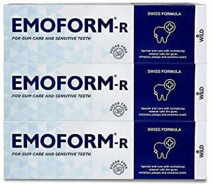 Emoform -R Toothpaste (100 gm, Pack of 3) Toothpaste