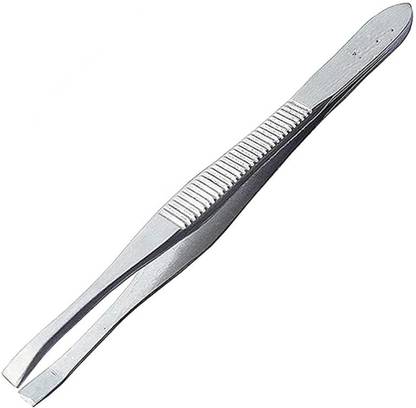 Lonekart Slant Tip Tweezer & Plucker for Upper Lip, Eyebrows & Blackhead - Set of 1