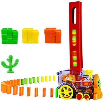 fenterprises Domino Train with Light and Sound Create Multiple Pattern and Learning