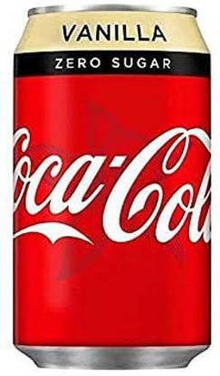 Coca-Cola Vanilla Flavored Zero Sugar 330ml (pack of 12 cans) Can
