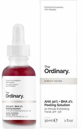 THE ORDINARY AHA 30% + BHA 2% PEELING SOLUTION (10 MIN EXFOLIATING FACIAL, PH -3.6