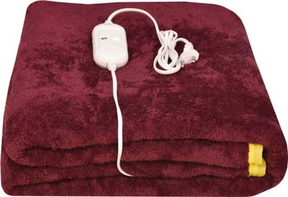 ARCOVA HOME Solid Single Electric Blanket for Heavy Winter