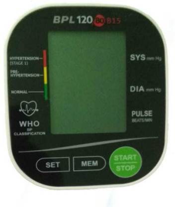 BPL 120/80 B15 bp 15 Bp Monitor