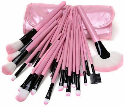 Town Huda Beauty Women's Professional Makeup Eyeliner, hair Brushes with Pouch Case