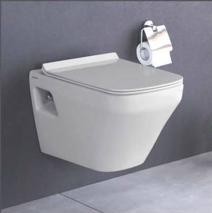 SONARA VITO WHITE (21''X15''X15'') ONE Piece Wall Mounted Western Toilet Commode… Western Commode