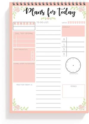 Supple Room My Daily Planner A5 Planner Ruled 100 Pages