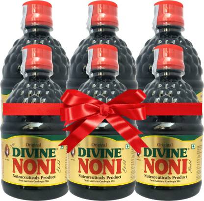 Divine Noni Juice Gold 400 ml, 6 Pack, Noni Health Drink, Great Immune Booster