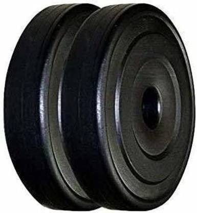 Nannu 10 kg PVC Weight Plates Combo, Vinyl Plates Set Fixed Weight Plates -10 Kg (10 Kg X 1) Home Gym Combo
