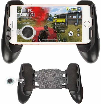 Wifton XII™-28JM-PUBG Joystick Controller Grip Case for Smartphones, Mobile Phone Gaming Grip with Joystick, Controller Holder Stand  Gaming Accessory Kit