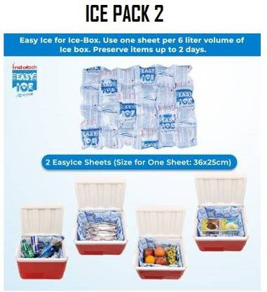 Easy Ice Chiller pack for Ice Box 10" x 7" Hot & Cold