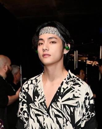 BTS BTS_V_kimTaehyung_velvety_soft_headband Head Band