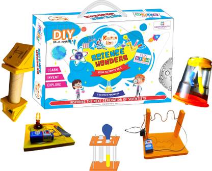 Smartcircuits Science Activities Kit| DIY STEM kit for Kids Age 9-12 Years Boys Girls| STEM Kit for Class 4th - 7th |Experiment Kit, 5 in 1 Combo Made in India Science Activity| STEM Toys Kit