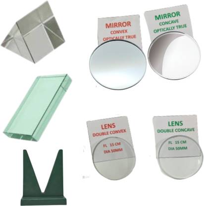 Smartcircuits Optics Science Activities| Optics activity set | Lens Activities, Mirror Activities, Prism Activities, Glass Slab Activities| Light Activity Kit| Best optics set with manual