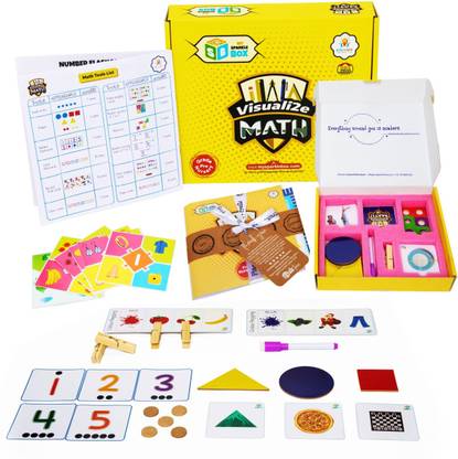 Sparkle box Sparklebox Pre Nursery Visualise Math kit | Age 3 4 5 and above.