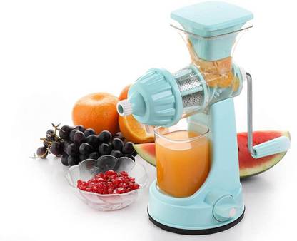 qumico etp Plastic Extreme Plastic Hand Juicer ™ Hand Juicer for Fruits and Vegetables (Blue) Hand Juicer