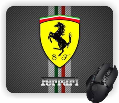 Signessprint Ferrari ( Designer Mouse Pad Non-Slip Rubber Base Mouse pad for Laptop & Desktop ) Mousepad