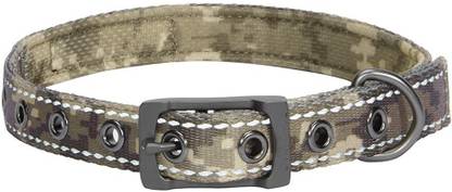PETS EMPIRE Camo Dog Collar Padded Dog Collar Reflective Dog Collar Puppy Collar Training ( Blue ) Dog Collar Behavioral Dog Collar Camo Dog Collar ( Sand ) (XL) Dog Show Collar