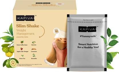 Kapiva Coffee Slim Shake - Ayurveda Based Meal Replacement Shake for Weight Management Protein Shake