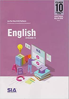 English (Volume -1&2) Class 10 (SET Of TWO) Telangana State Syllabus Spectrum Series 1st Edition 2021-22