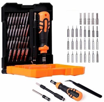 Nsinc Professional Precision Screwdriver Set Toolkit, Magnetic Replaceable Bits Repair Kit with Case for Mobile, Laptop, PC, Computer, Tablet Electronics Precision Screwdriver Set