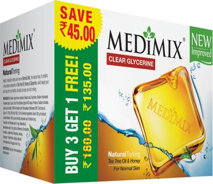 MEDIMIX Clear Glycerine - Natural Toning Soap