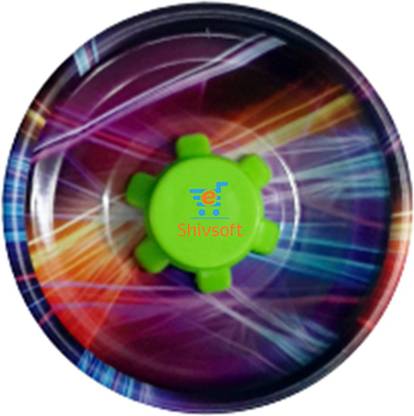 Shivsoft Metal Figid Printed Yoyo
