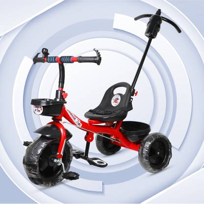 CREW4 Tricycles and Cycles for Kids Cycle for Baby with Parental Control for kids. CR H RED Tricycle