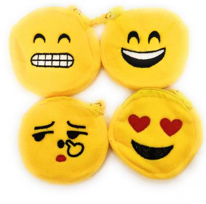 Mujigs Smiley Kiss Small Pocket Pouch for Girls/Womens Kids Multipurpose Bag