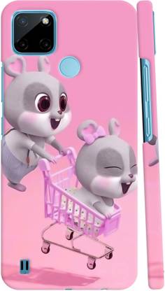 GS PANDA COLLECTIONS Back Cover for REALME C21
